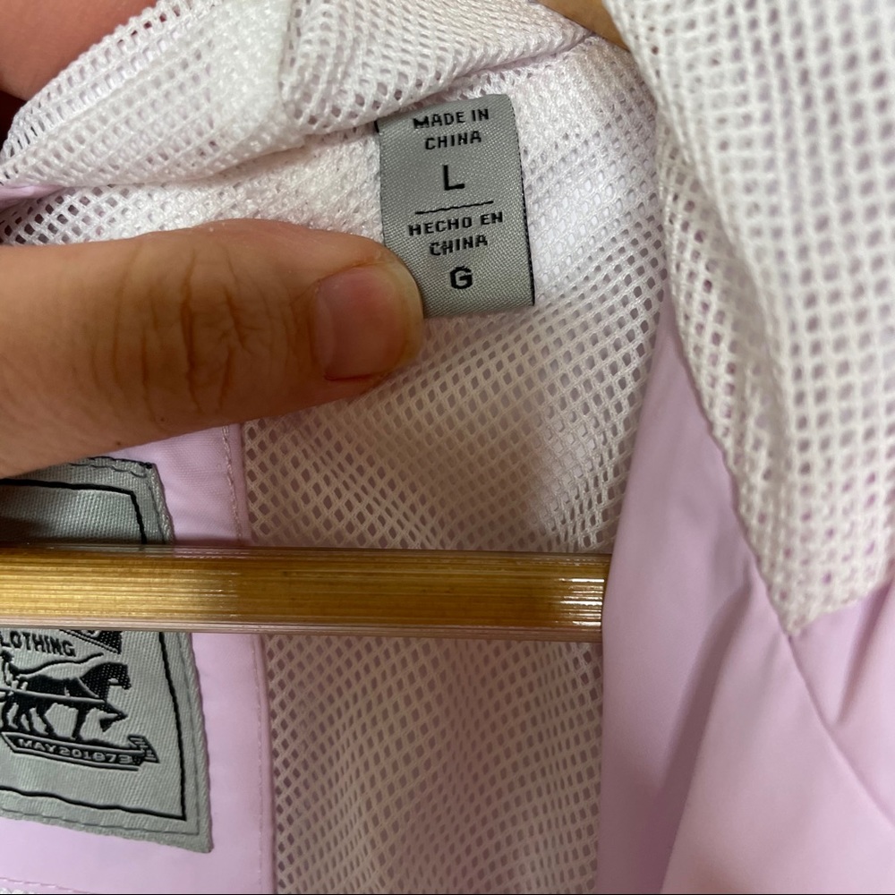 Levi's Nylon Pink Mesh Hooded Jacket - Picture 8 of 8
